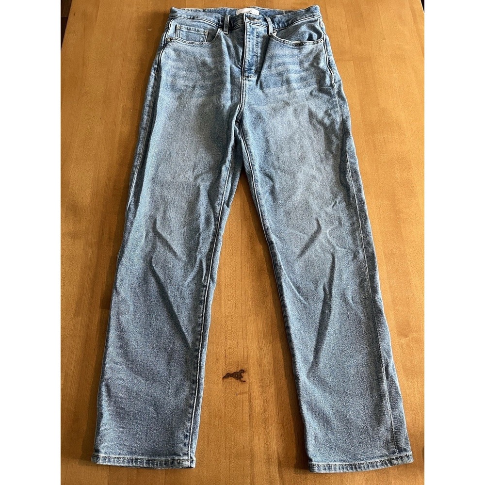LOFT The Slim Jeans Mom Denim Straight Leg Women's Size 6/28 Light